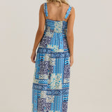 Isra Midi Dress - Sea Meadow
