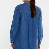 Aveline Denim Shirt Dress