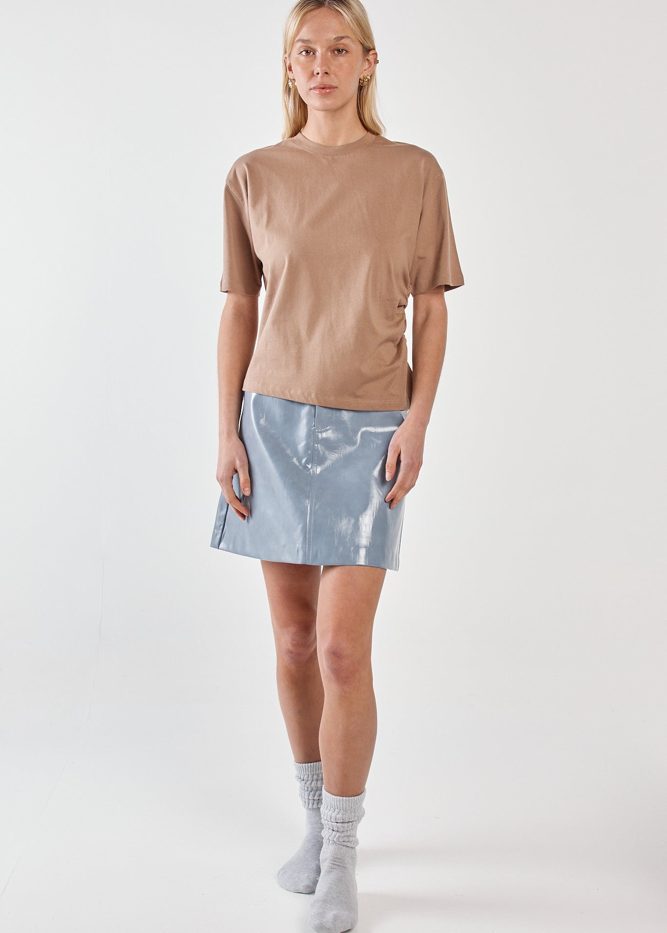 Camie Gathered Seam Tee