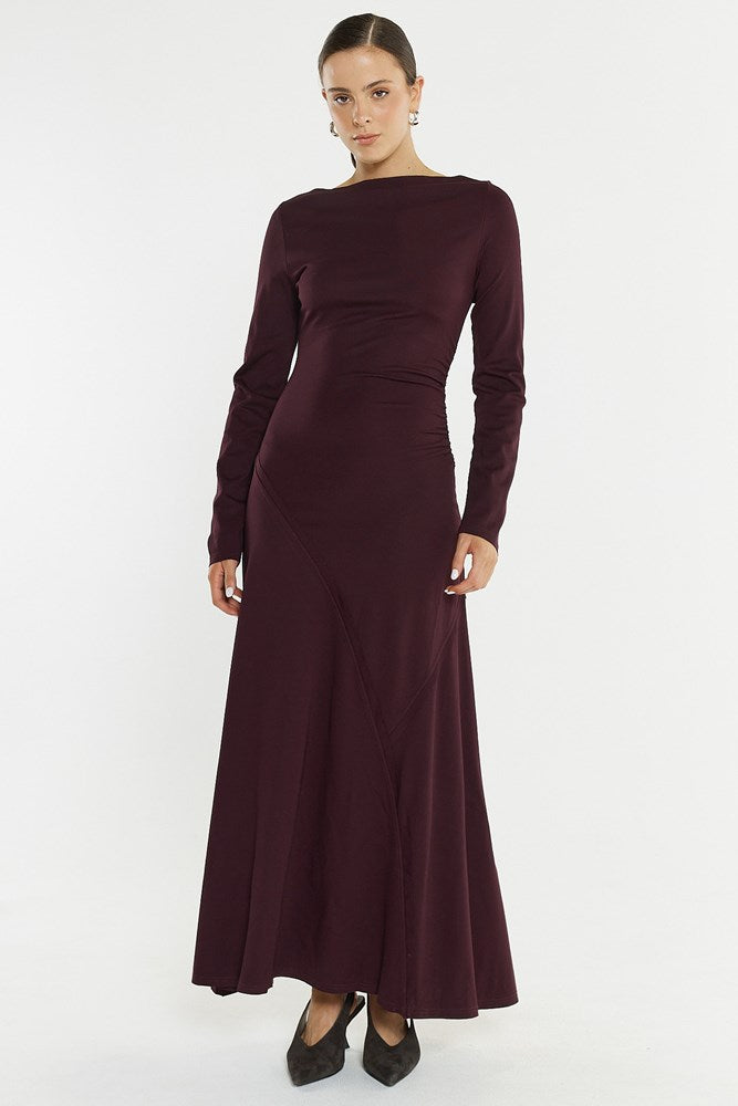 long sleeve formal dresses australia Modest Muslim Women's Glamor Mesh Overlay Formal Dress with Embellishe main image 0