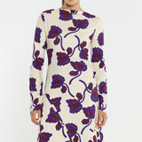 Jade Seamed Jersey Dress