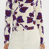 Jade Seamed Jersey Top