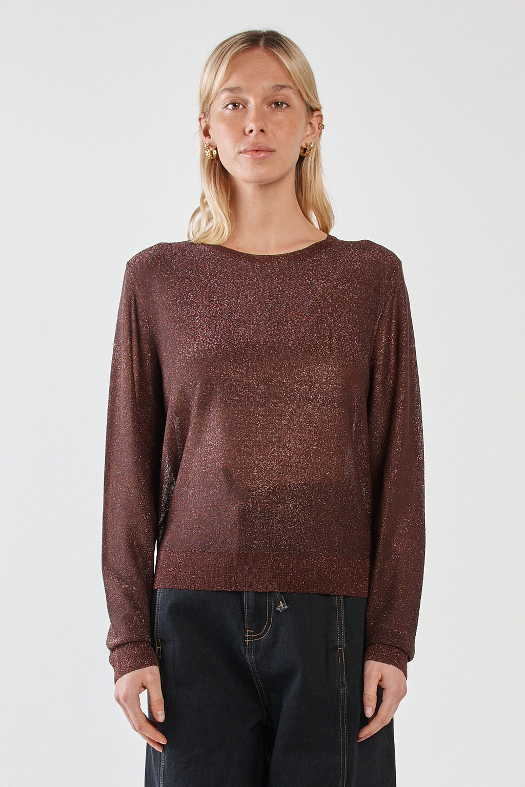 Maiken Lurex Knit Jumper