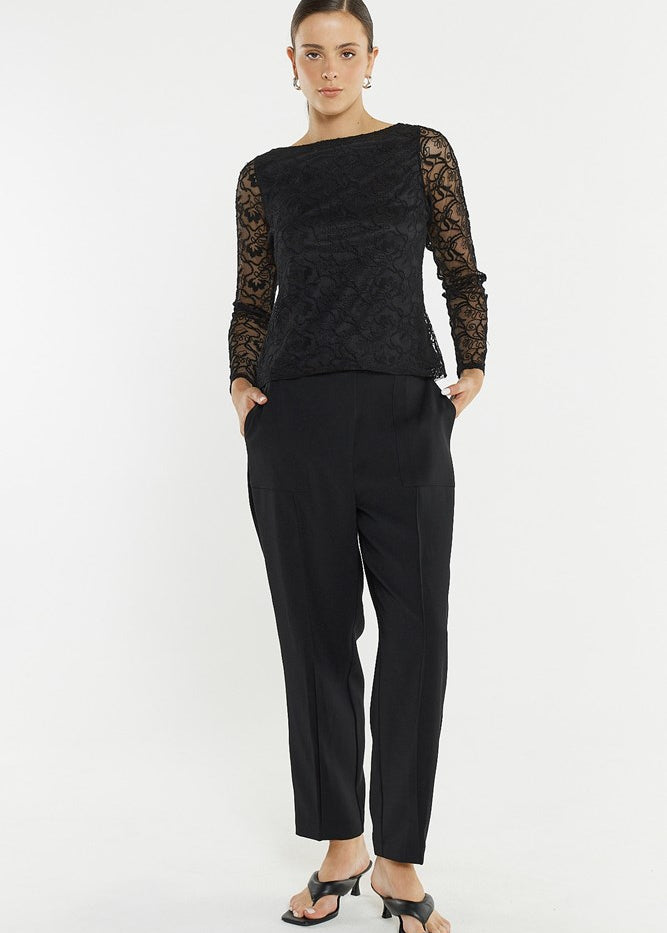Effie Mesh Top