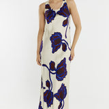 Jade Satin Slip Dress