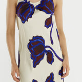 Jade Satin Slip Dress