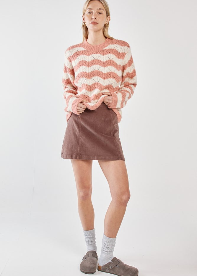 Nikkita Wavy Stripe Knit