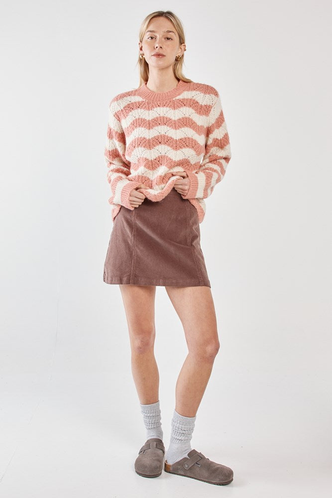 Nikkita Wavy Stripe Knit