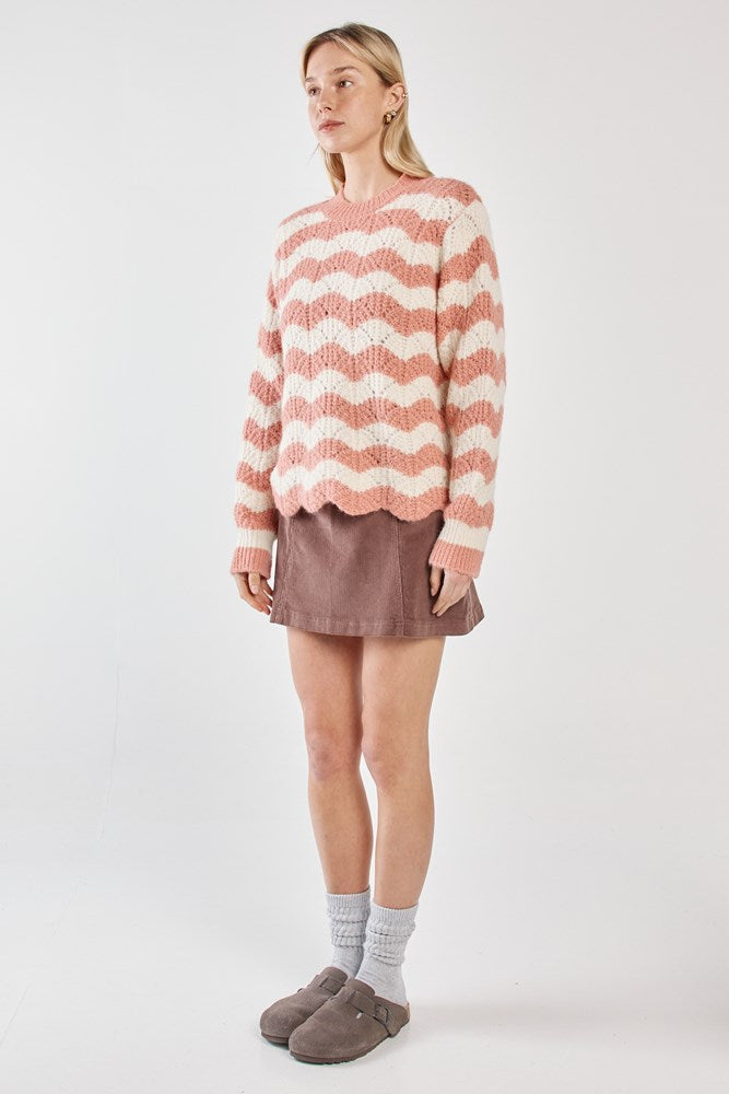 Nikkita Wavy Stripe Knit