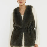 Riya Fur Gilet