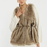 Riya Fur Gilet