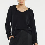 Roe Braided Neck Knit
