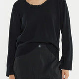 Roe Braided Neck Knit