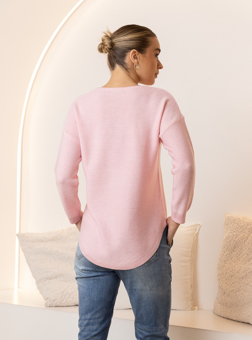 BIRCH KNIT - Petal Pink