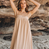 AMIRA PLAIN MAXI - Beige
