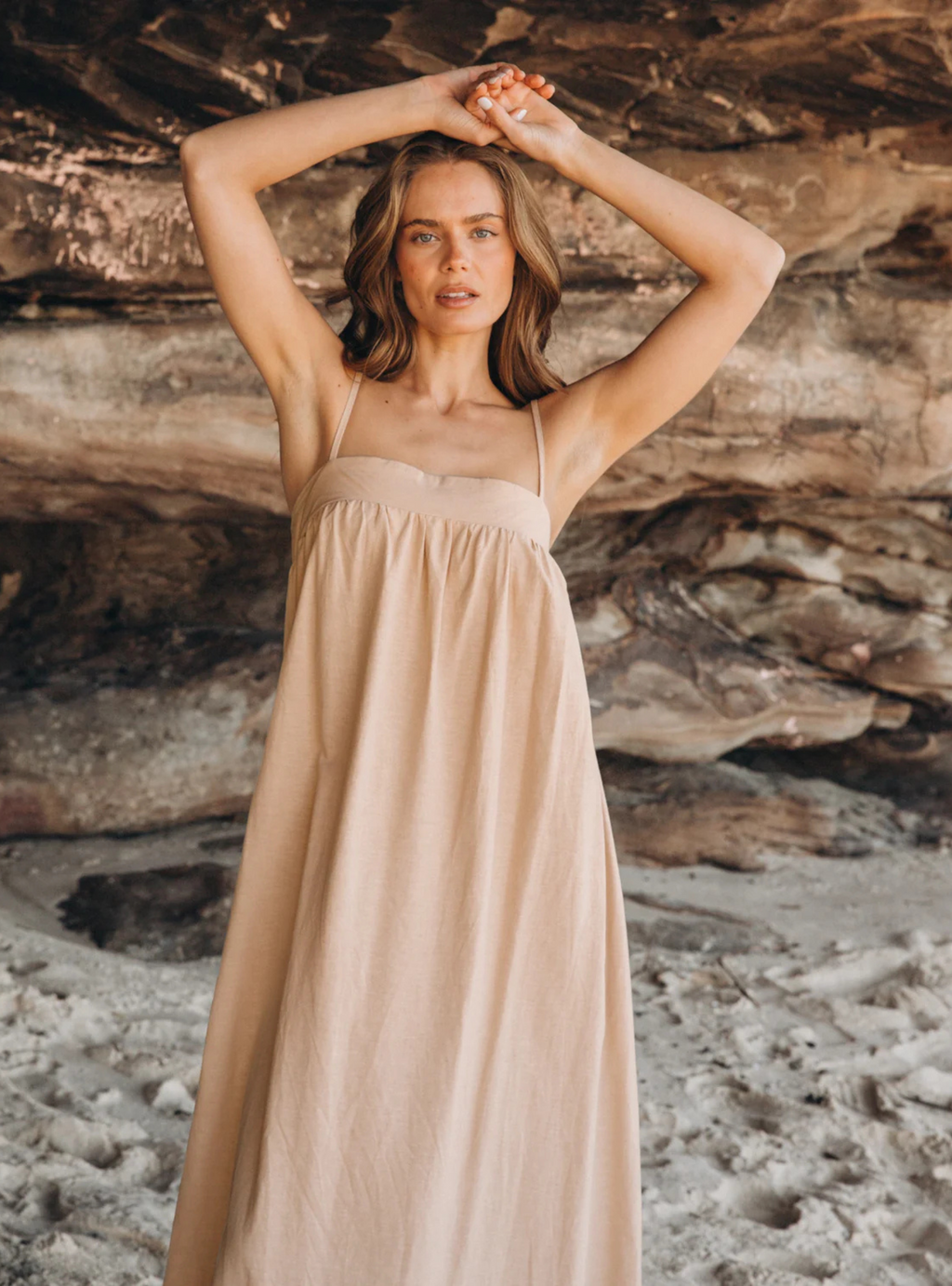 AMIRA PLAIN MAXI - Beige