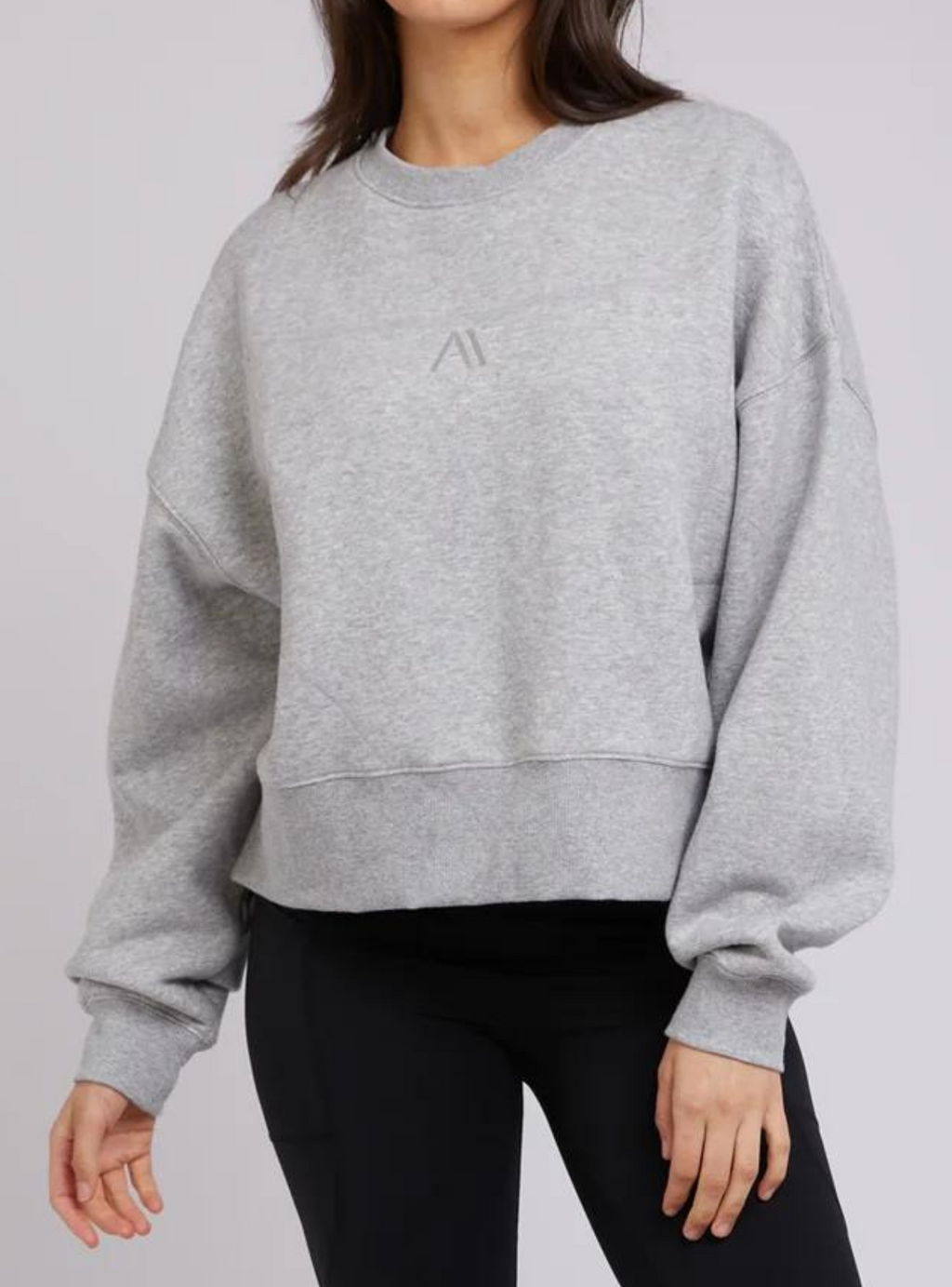 ACTIVE TONAL SWEATER - Grey Marle