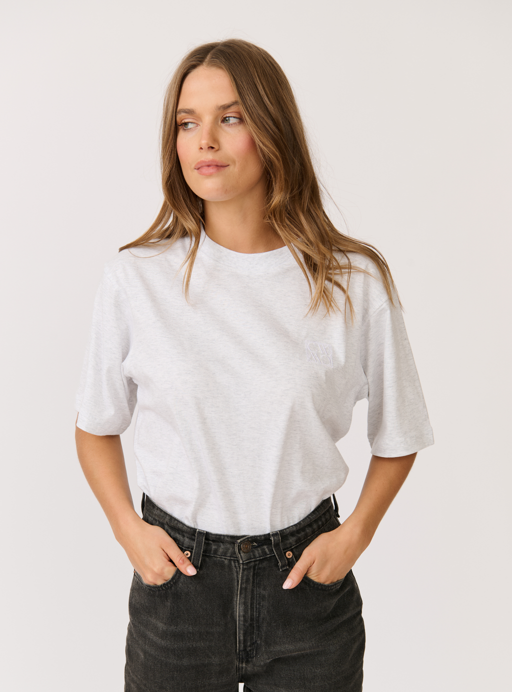 SOPHIE TEE - Grey Marle