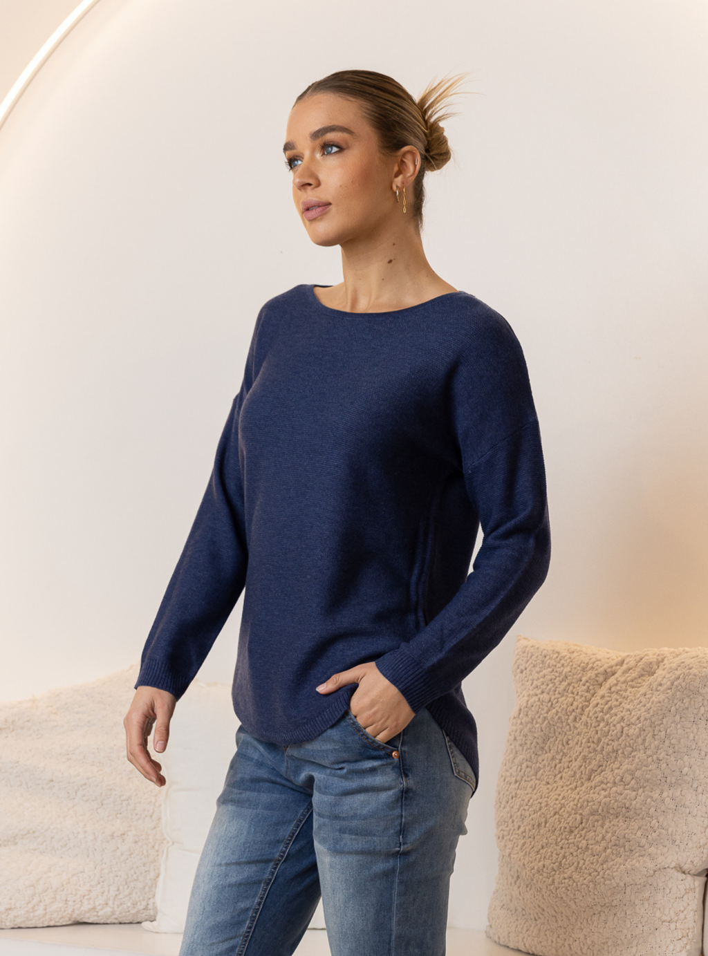 BIRCH KNIT - Indigo