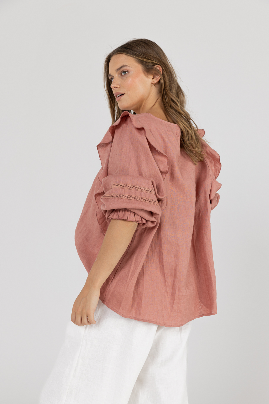 ALYSE BLOUSE - Dusty Rose