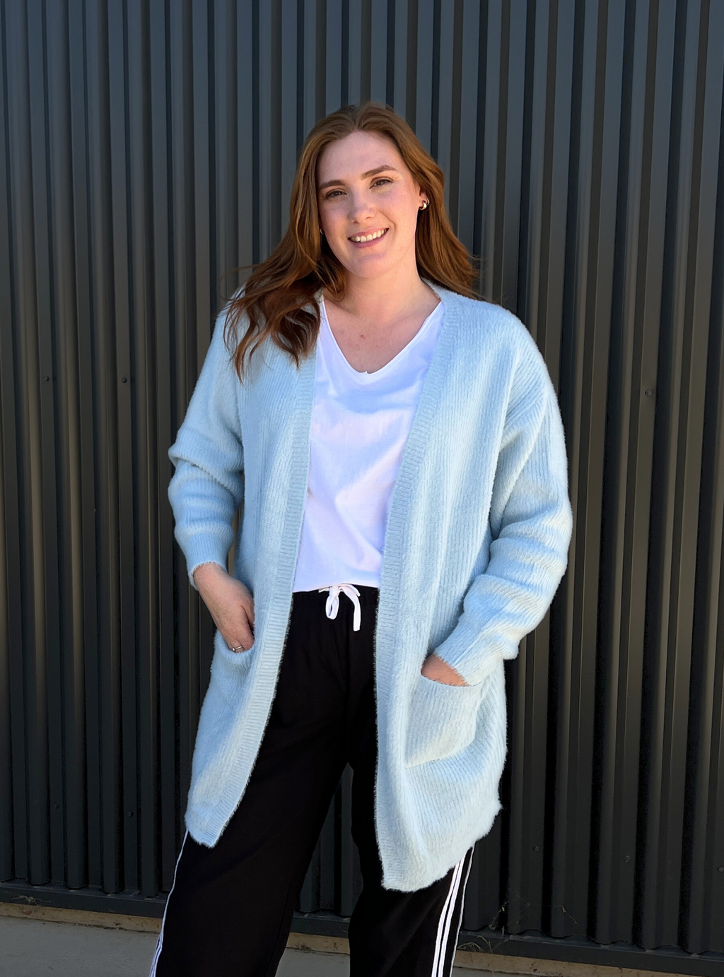 HONEY CARDIGAN - Baby Blue