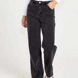 EMERALD HIGH WAISTED WIDE LEG JEANS - 82 Wash