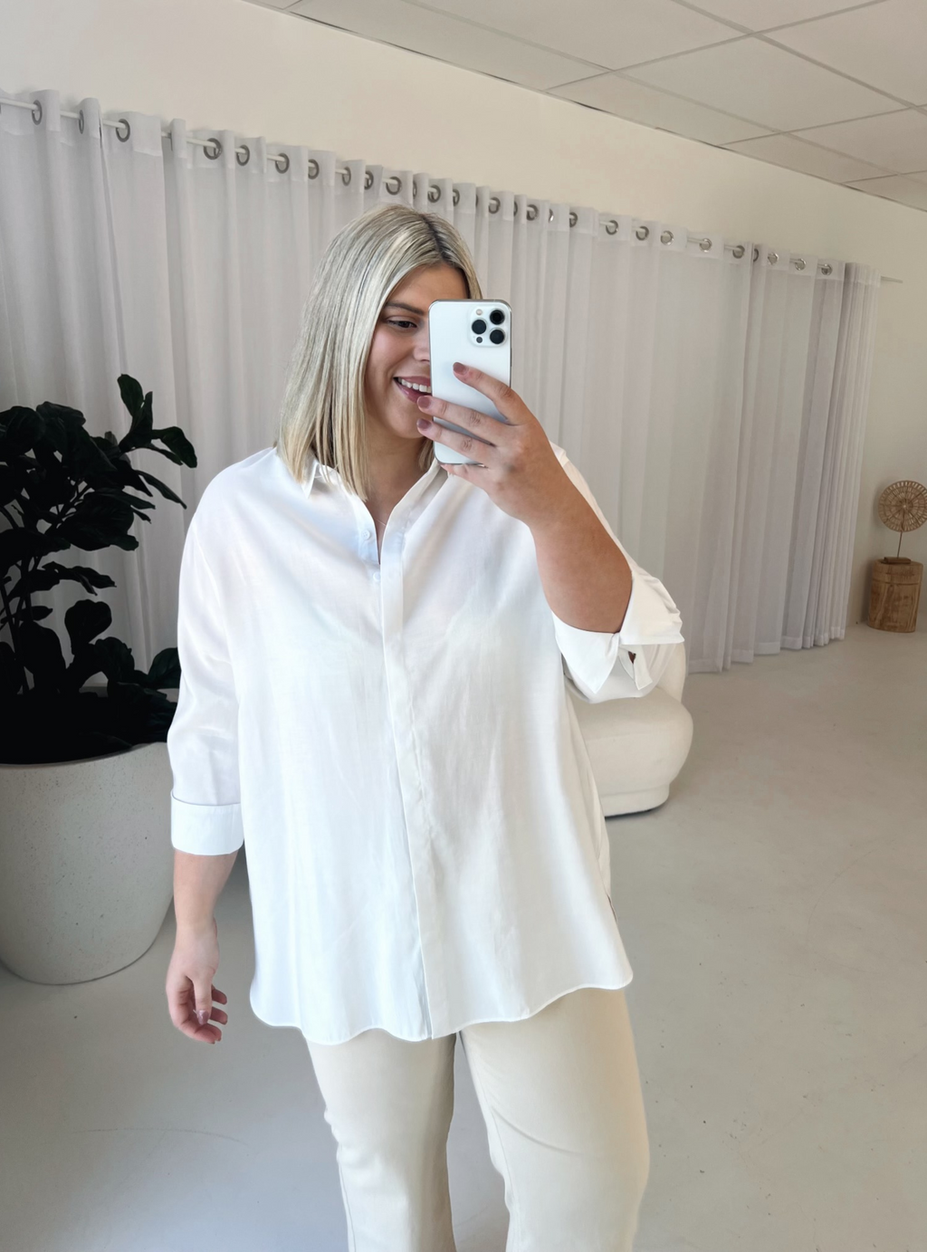 OLIVIA SHIRT - White