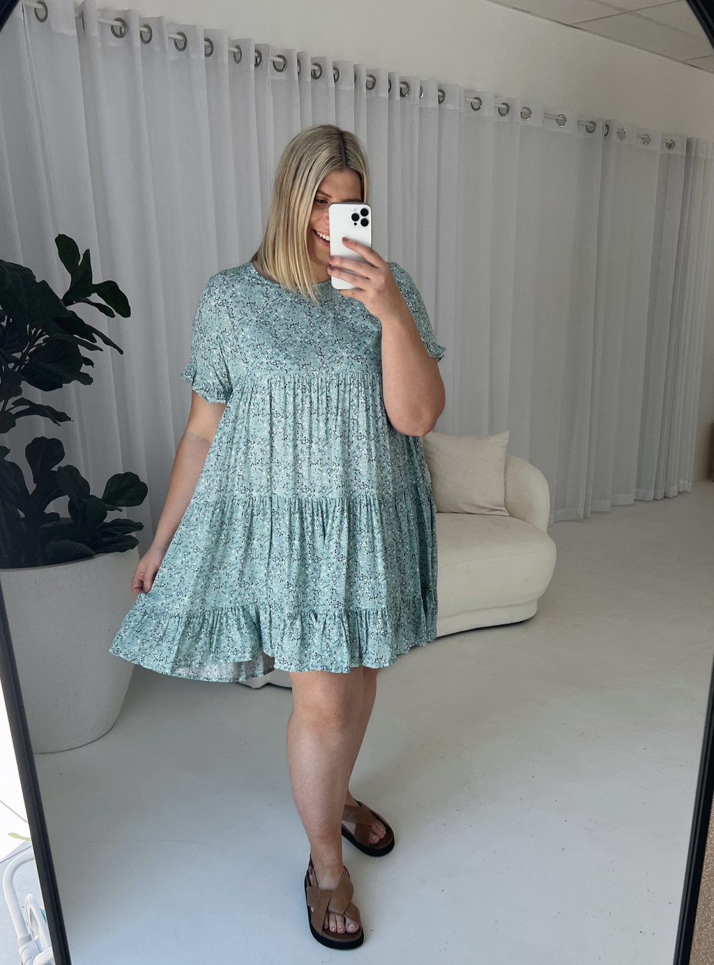 MIMI DRESS - Sage