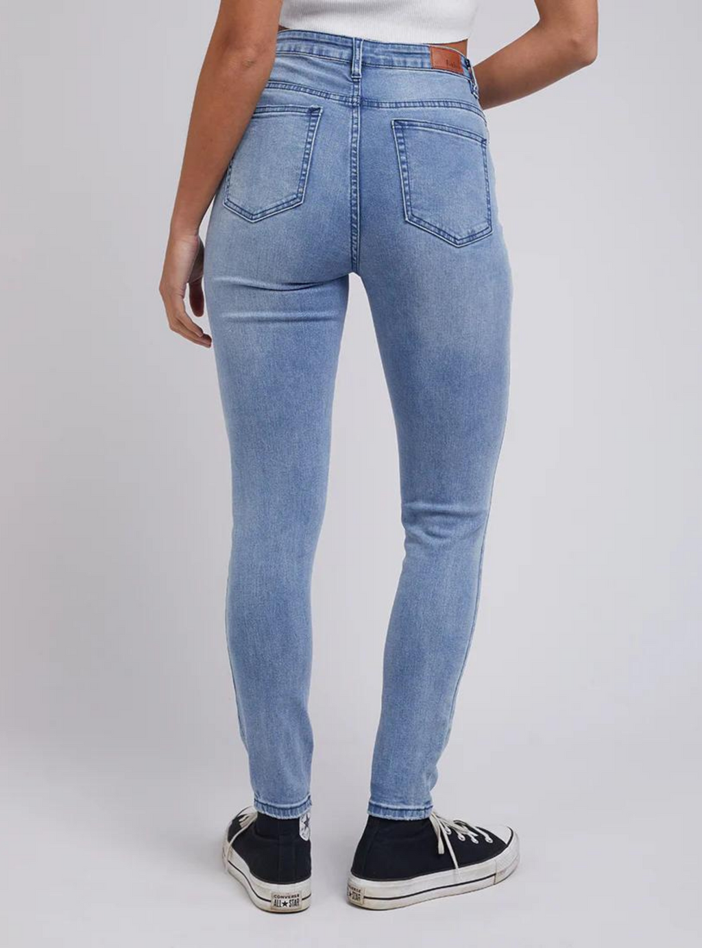 VICE HIGH SKINNY JEAN - Indigo Blaze