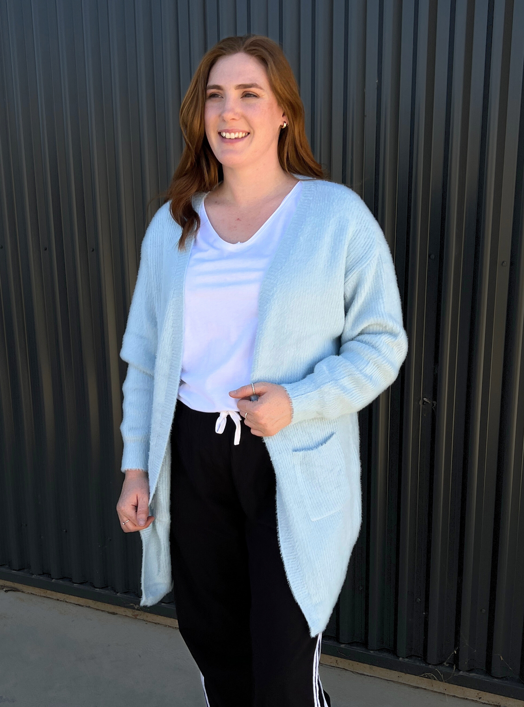 HONEY CARDIGAN - Baby Blue