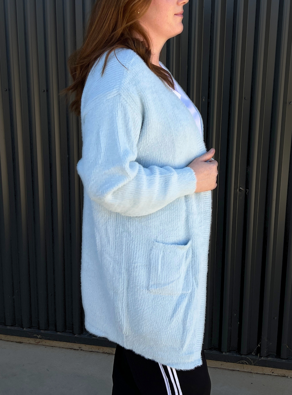 HONEY CARDIGAN - Baby Blue