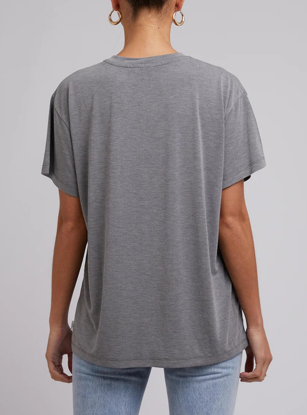 HARPER TEE - Grey Marle