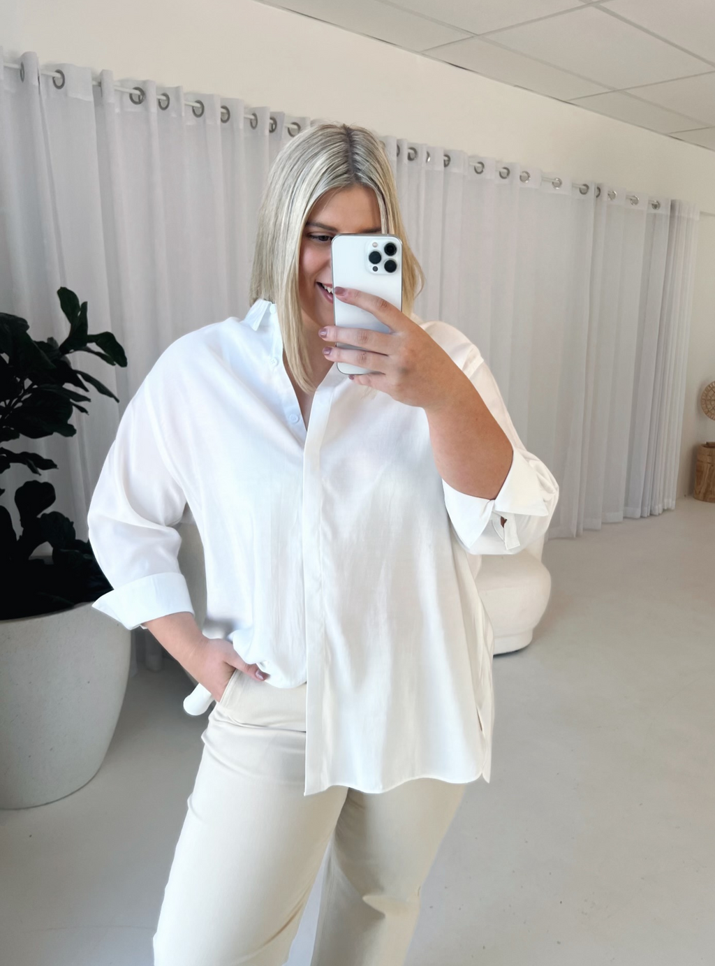 OLIVIA SHIRT - White