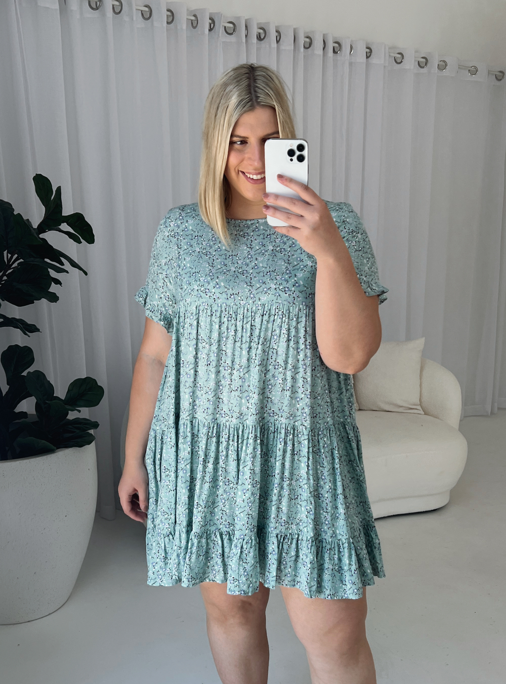 MIMI DRESS - Sage