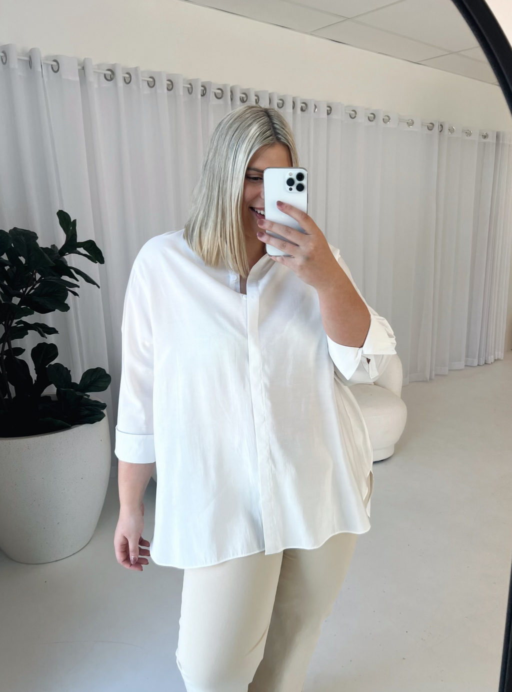 OLIVIA SHIRT - White