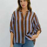 Dorothy Stripe Linen Shirt
