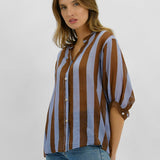 Dorothy Stripe Linen Shirt