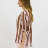 Dorothy Stripe Linen Shirt