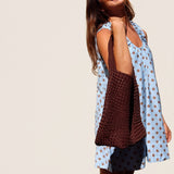 Polka Dot Cotton Mini Dress