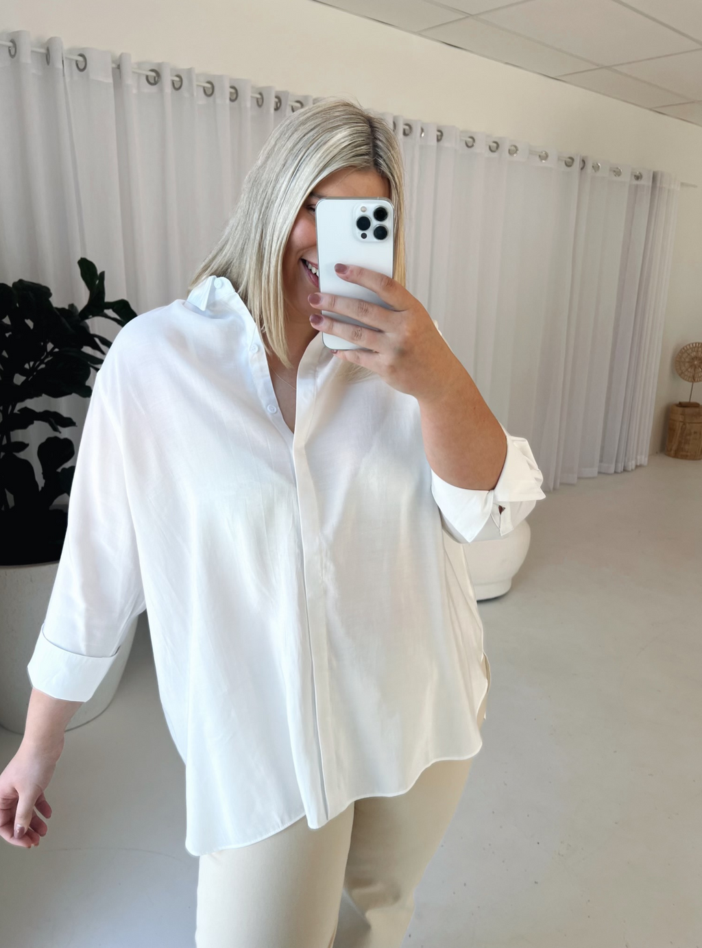 OLIVIA SHIRT - White