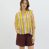 Limoncello Stripe Linen Shirt