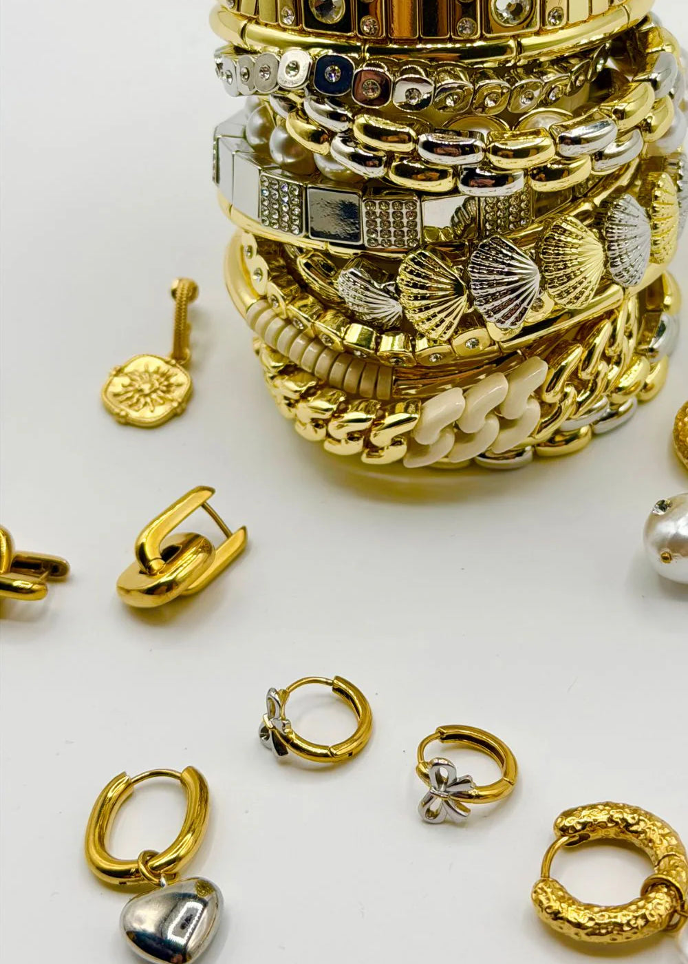 Solid Square Hoops