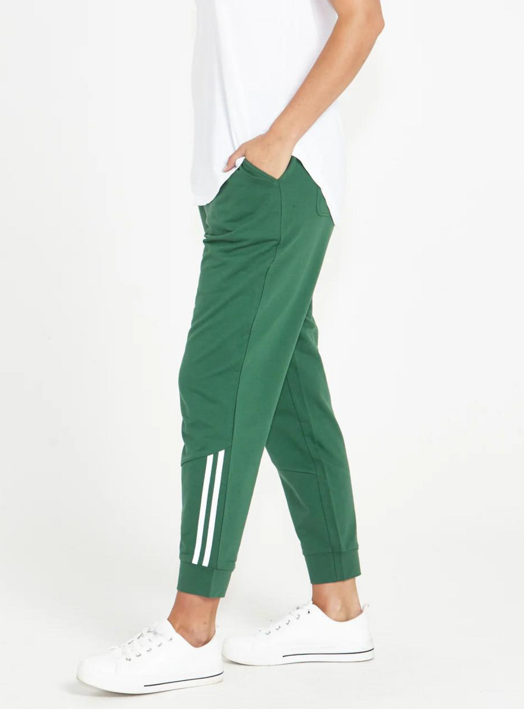 LINDSAY JOGGER - Dark Green