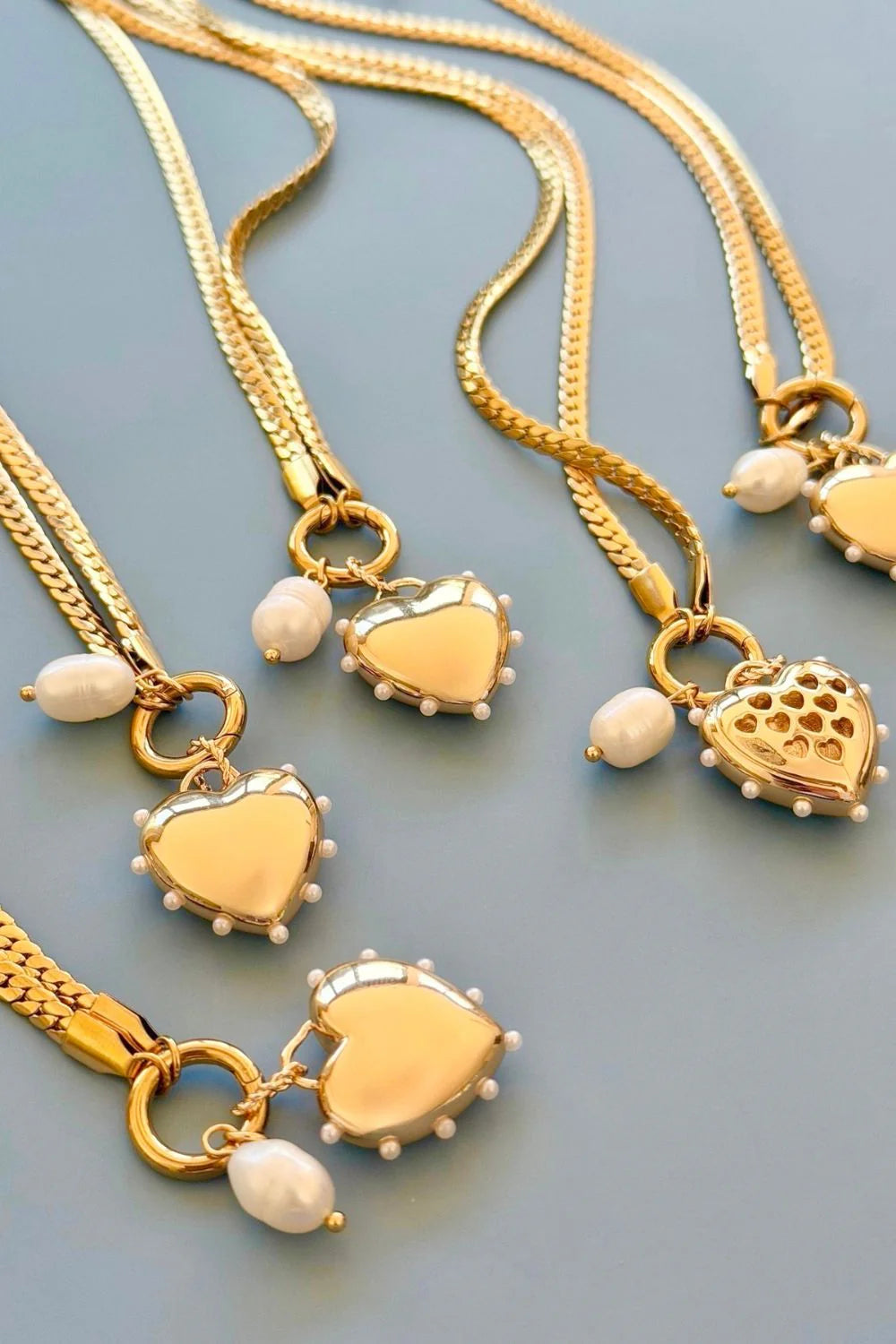 Big Heart Charm Necklace