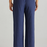 PETRA PANT - Navy Pinstripe