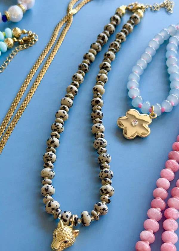 Leopard Gem Necklace