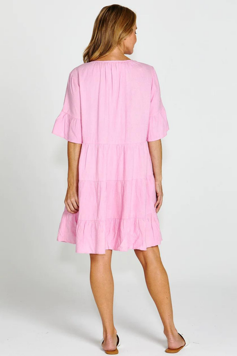 SALLY SUMMER DRESS - Prism Pink