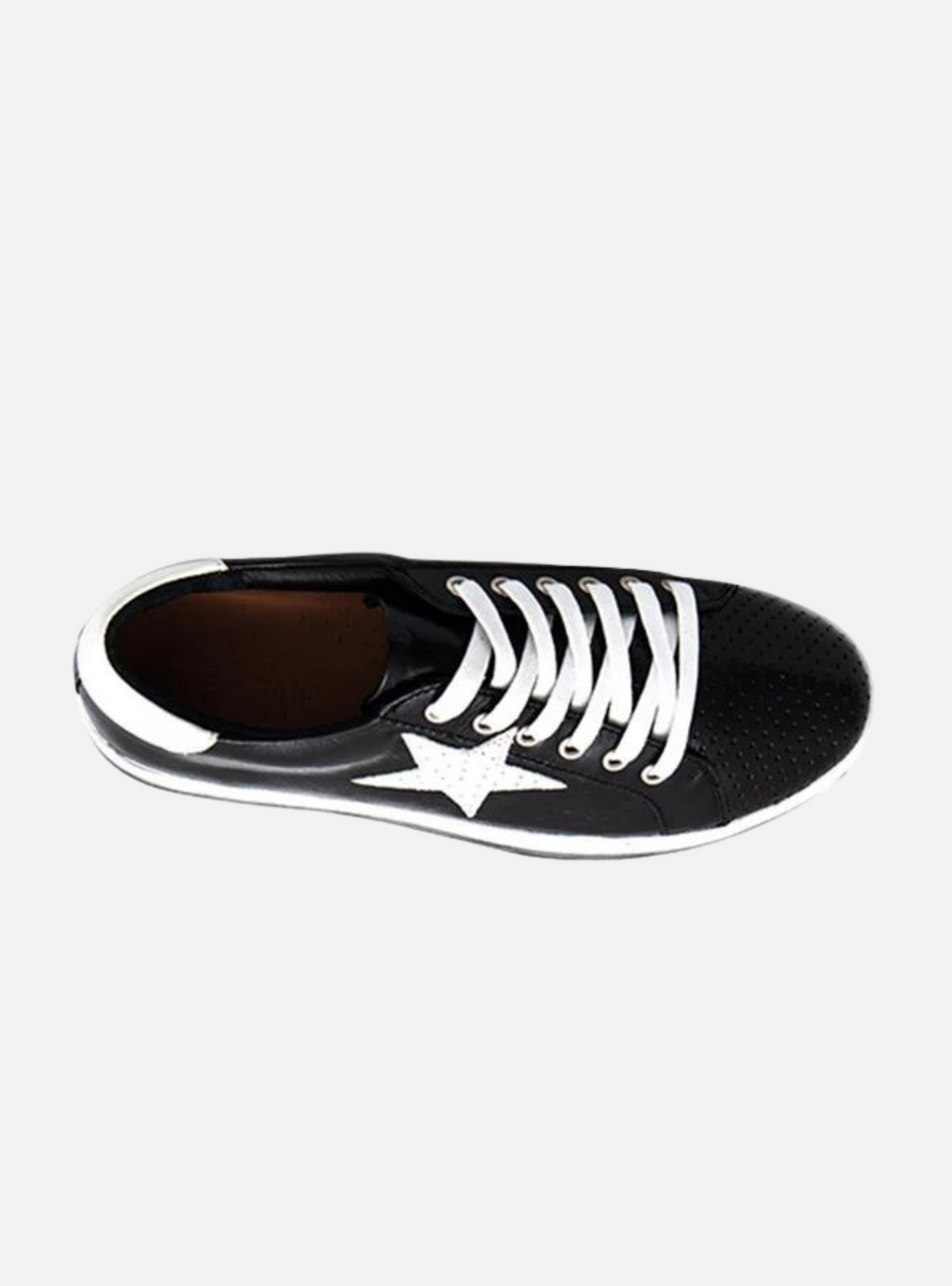 PIXIE SNEAKER - Black/White Crush