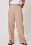 LUCIA TROUSER - Almond Chambray