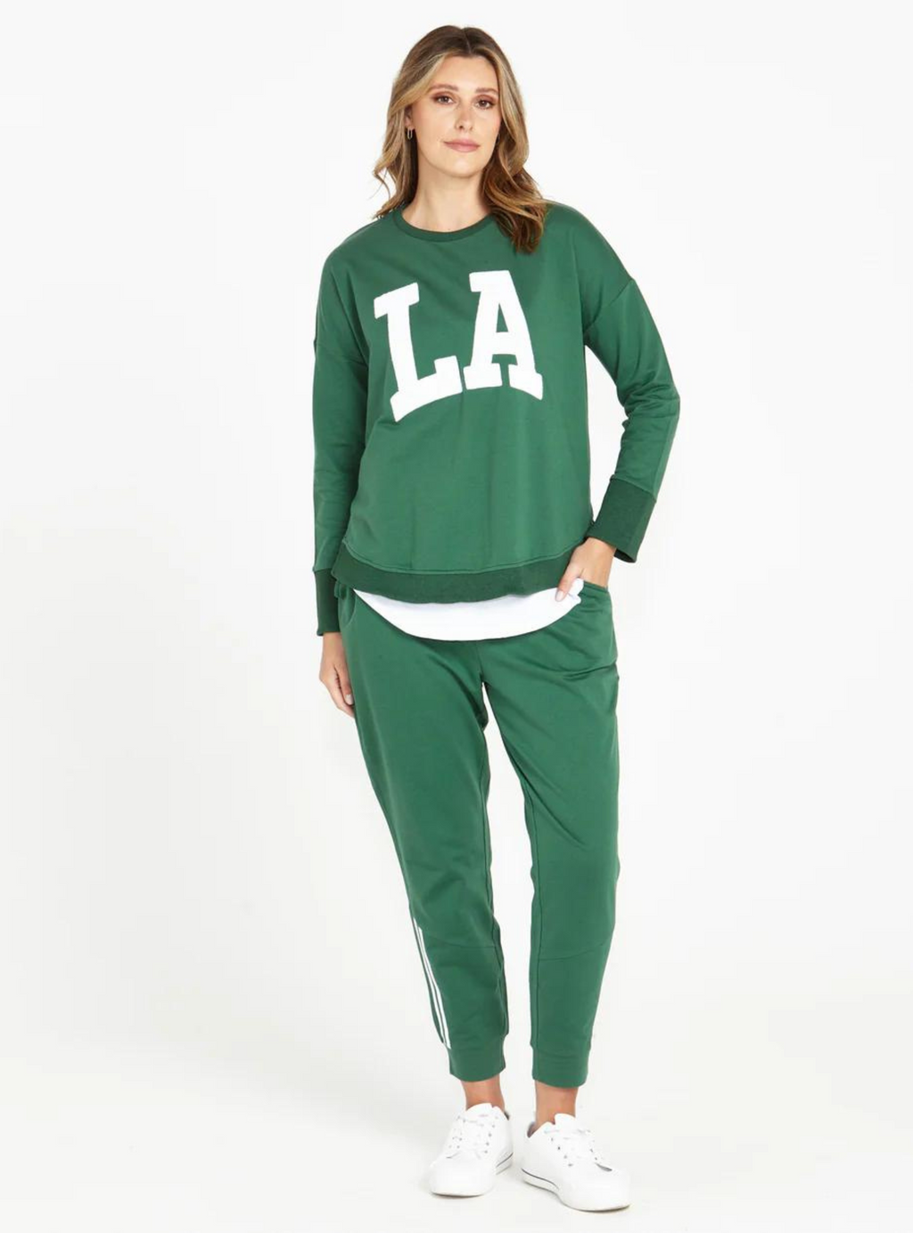 LUCY FRENCH TERRY SWEAT - LA Print